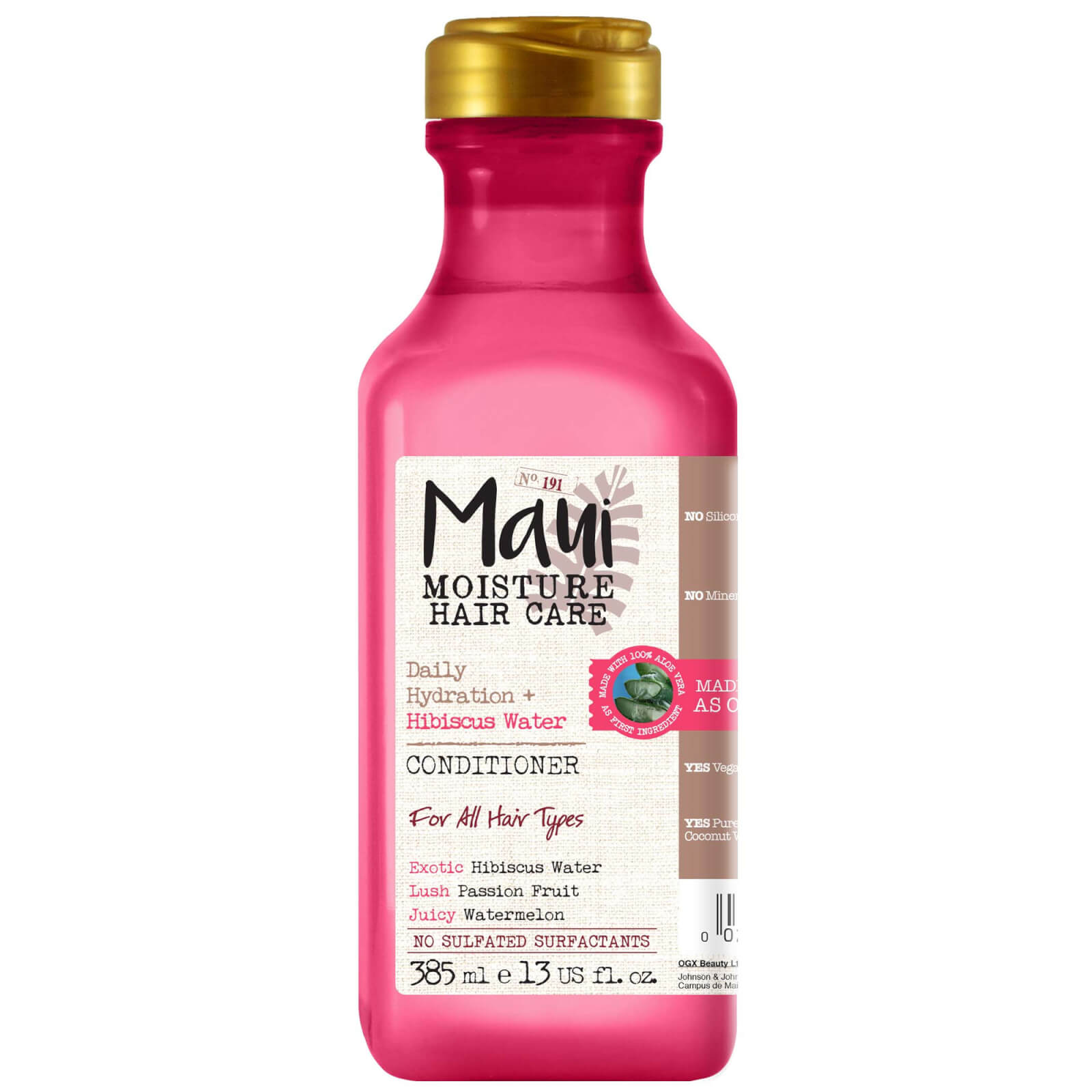 Photos - Hair Product Maui Moisture Lightweight Hydration+ Hibiscus Water Conditioner 385ml 8071