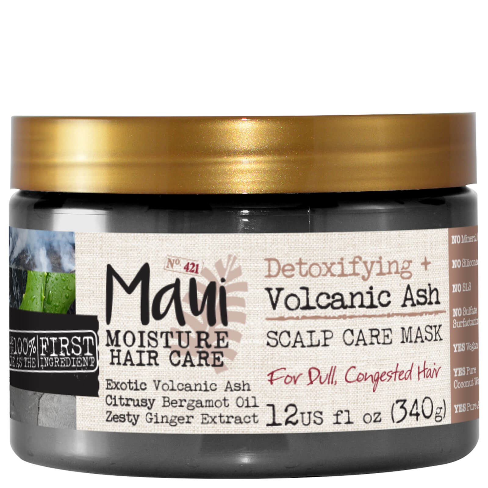 

Maui Moisture Detoxifying+ Volcanic Ash Hair Mask 340g