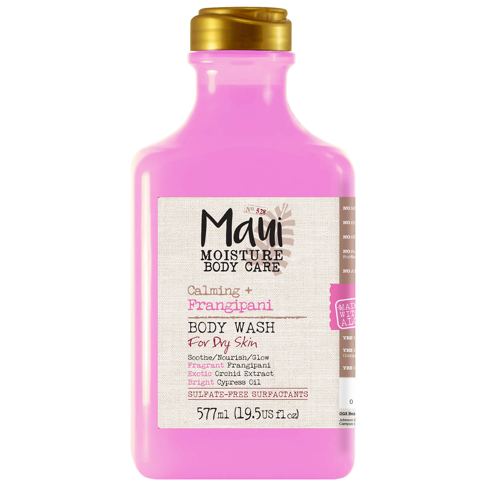 

Maui Moisture Calming+ Frangipani Body Wash 577ml