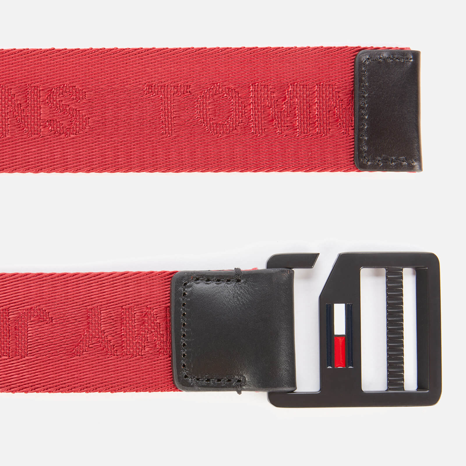 Tommy Jeans Men's TJM Webbing Belt 3.5 - Wine Red - 95cm/L