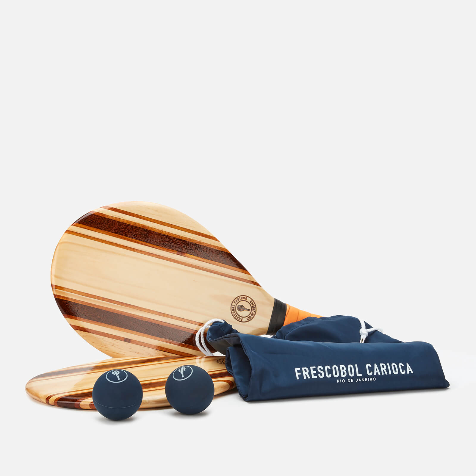 Frescobol Carioca Men's Leblon Beach Bat Set - Orange