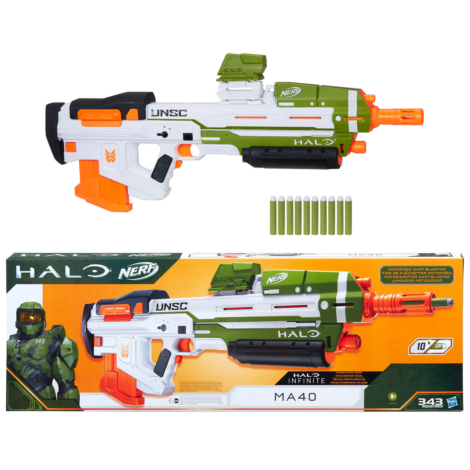 Nerf Halo MA40 Blaster