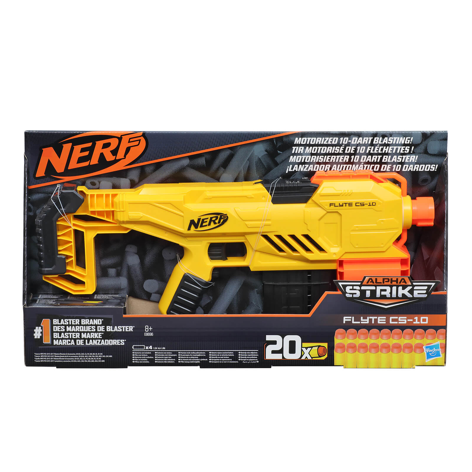 Nerf Alpha Strike Flyte CS 10 Blaster