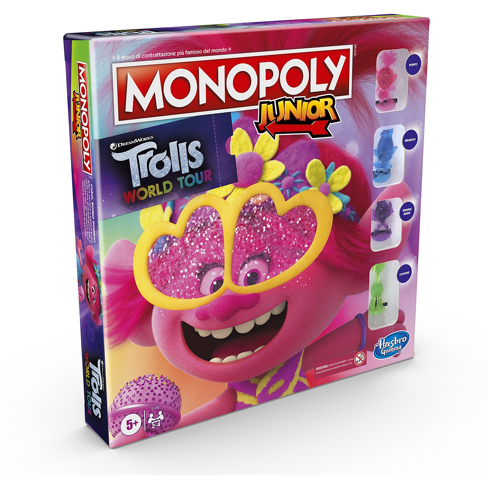 Monopoly Junior Trolls Board Game