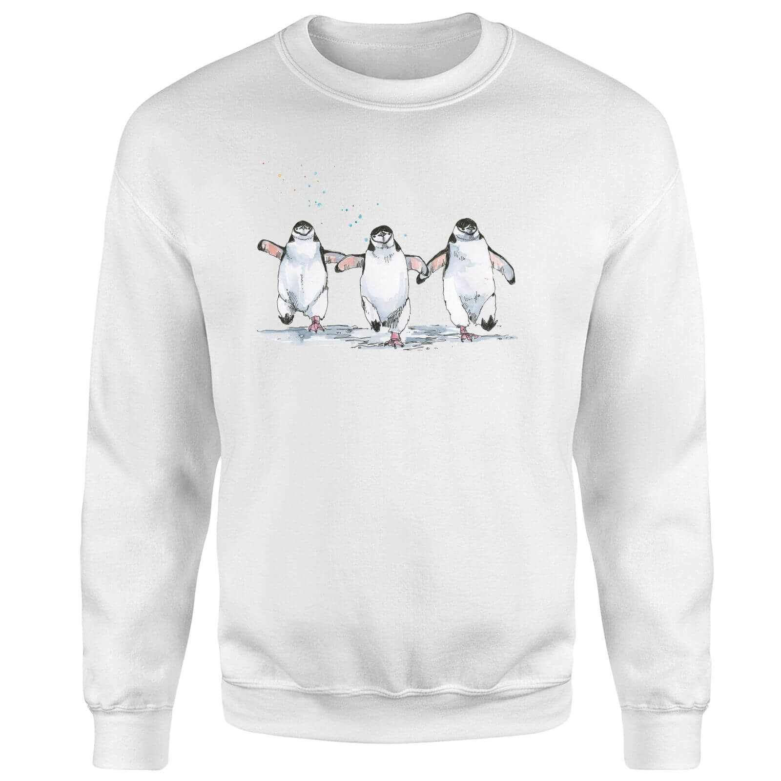 Snowtap Penguins Sweatshirt - White - S - White