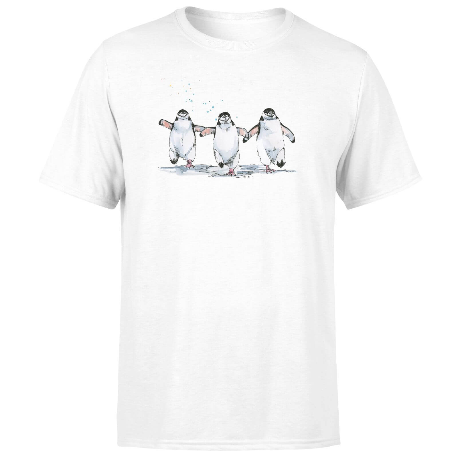 Snowtap Penguins Men's T-Shirt - White - XS - White