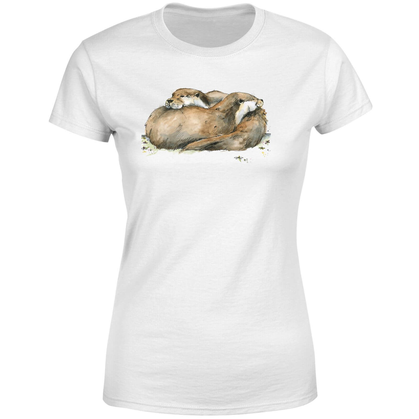 Snowtap Otters Women's T-Shirt - White - S - White
