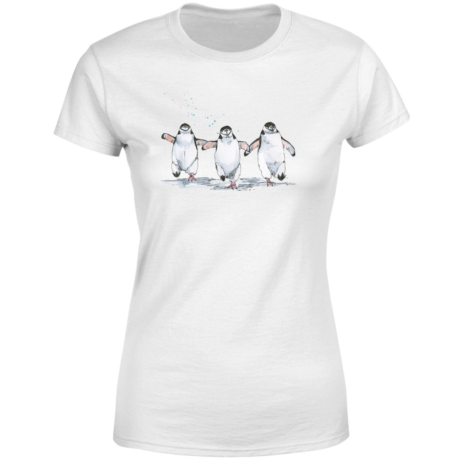 Snowtap Penguins Women's T-Shirt - White - S - White
