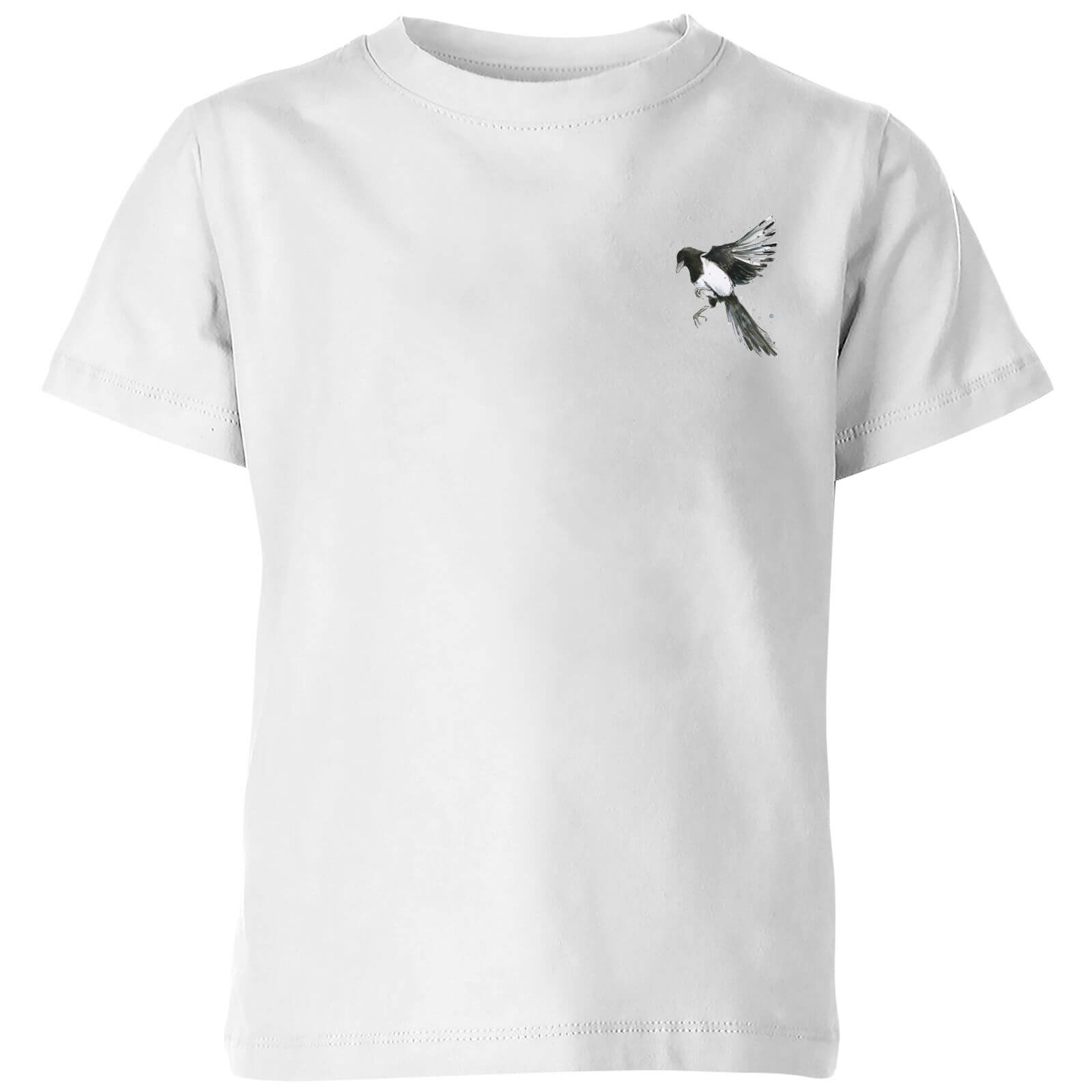 Snowtap Magpie Kids' T-Shirt - White - 3-4 Years - White