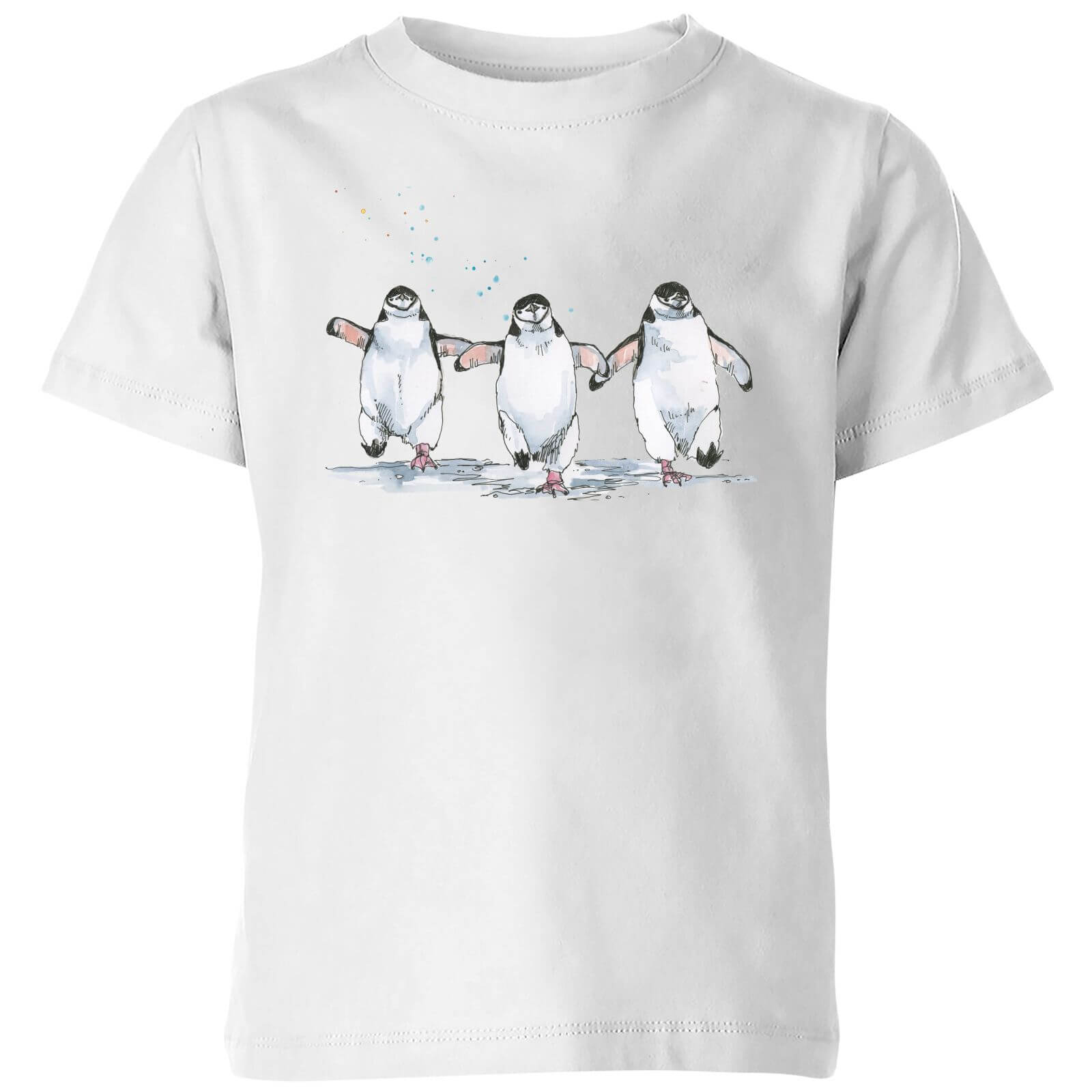 Snowtap Penguins Kids' T-Shirt - White - 3-4 Years - White