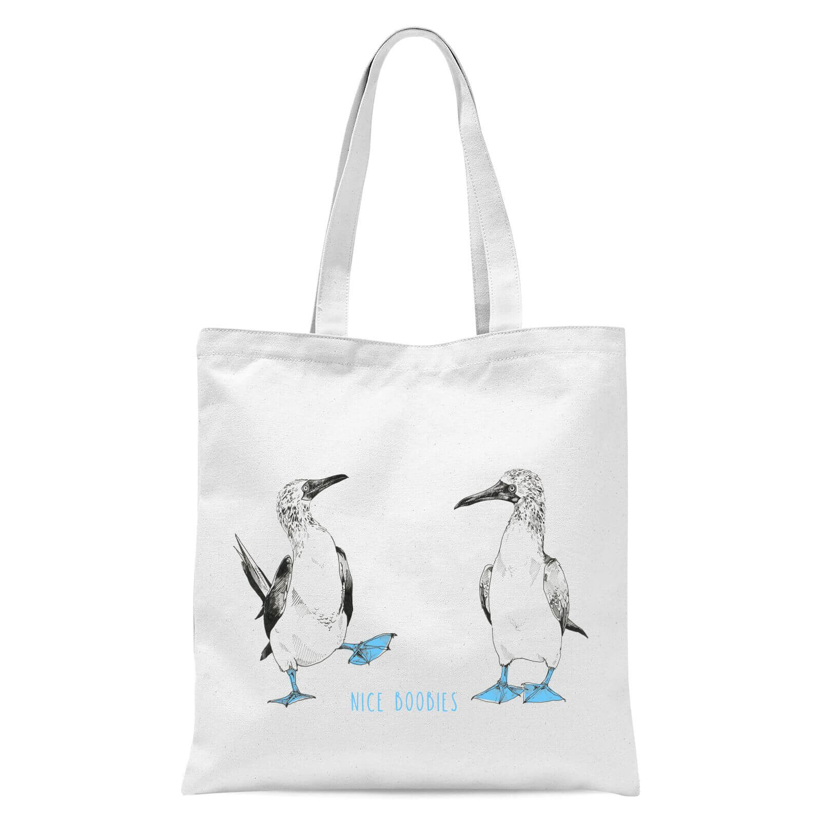 Snowtap Nice Boobies Tote Bag - White