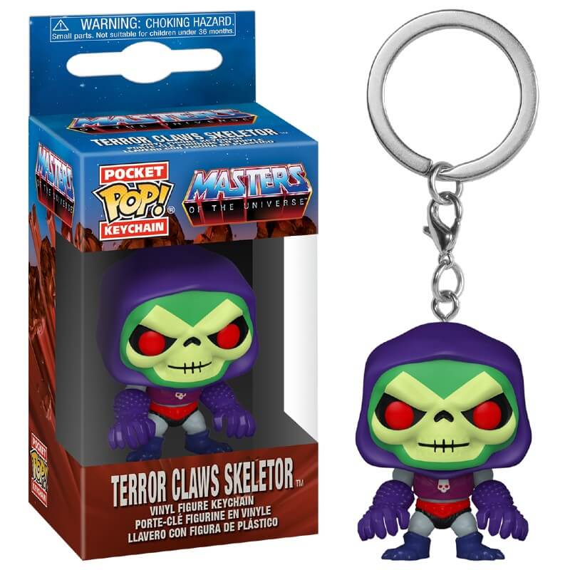 Masters of the Universe Skeletor with Terror Claws Pop! Keychain