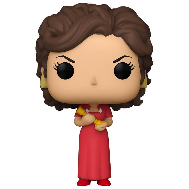 Clue Miss Scarlet with Candlestick Pop! Vinyl Figure