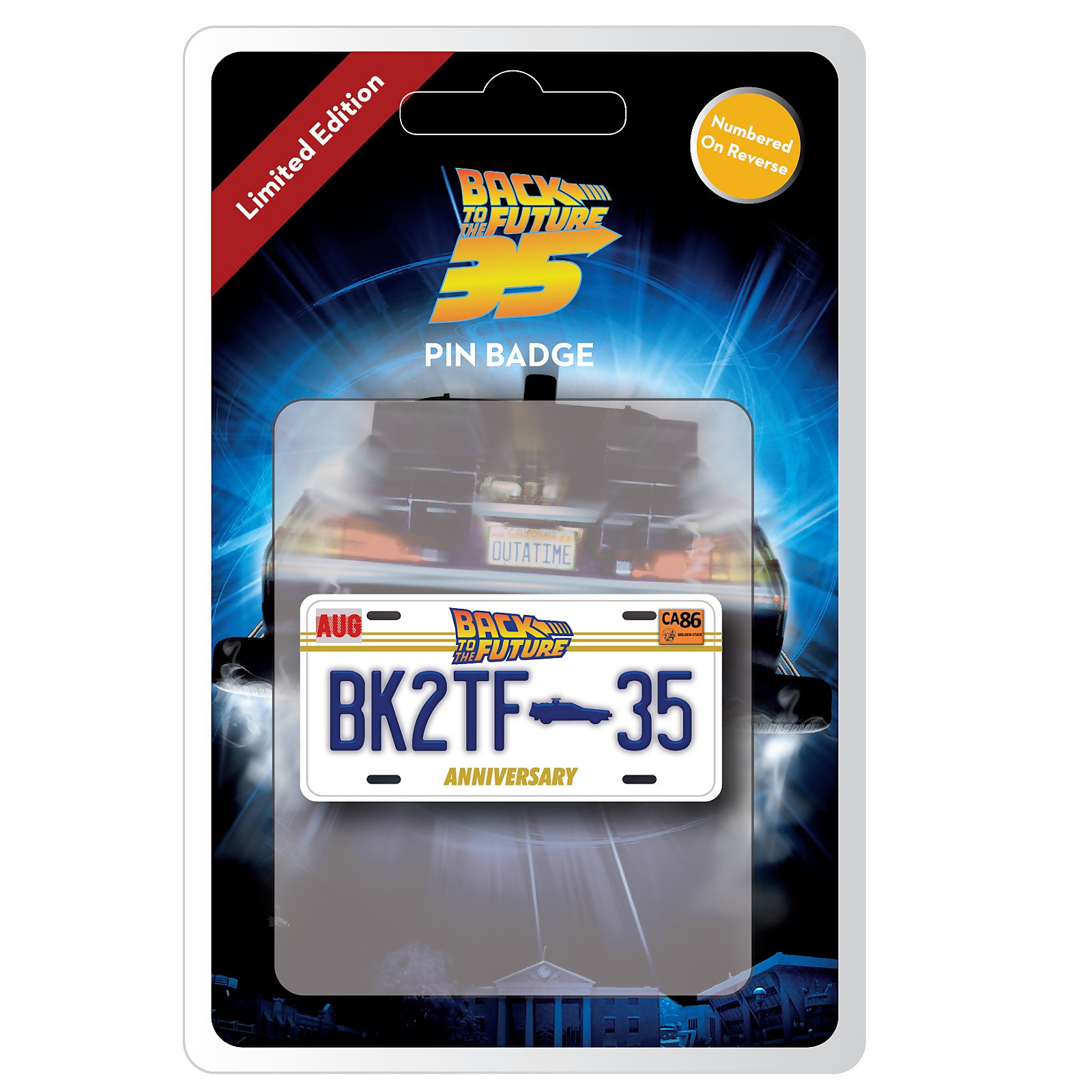 Click to view product details and reviews for Back To The Future Limited Edition 35th Anniversary Pin Badge.