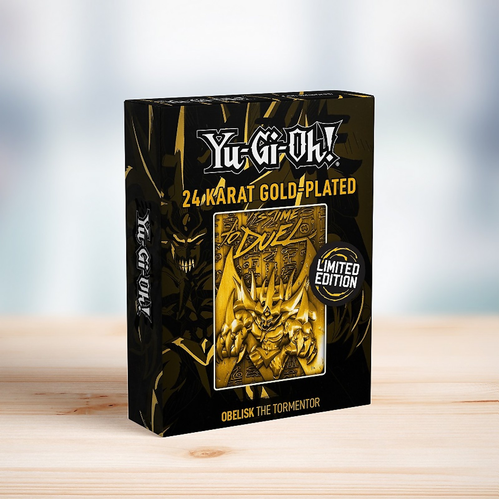 Carte Dieu Yu-Gi-Oh ! édition limitée - Obélisque le tourmenteur édition plaquée or 24k
