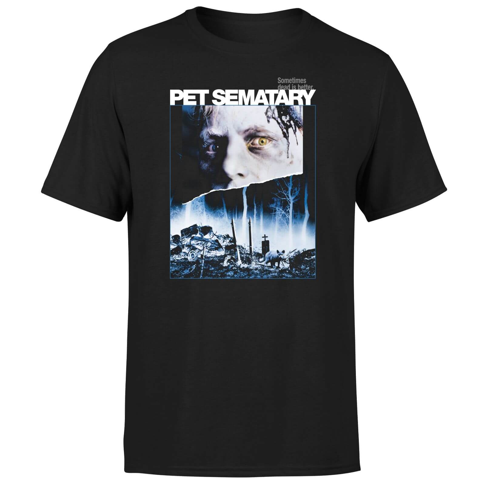 Pet Semetary Sometimes Dead Is Better Men's T-Shirt - Black - XS - Black