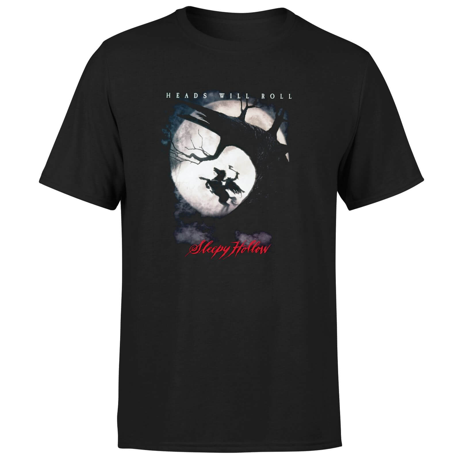 T-Shirt Sleepy Hollow Heads Will Roll - Nero - Uomo - L - Nero