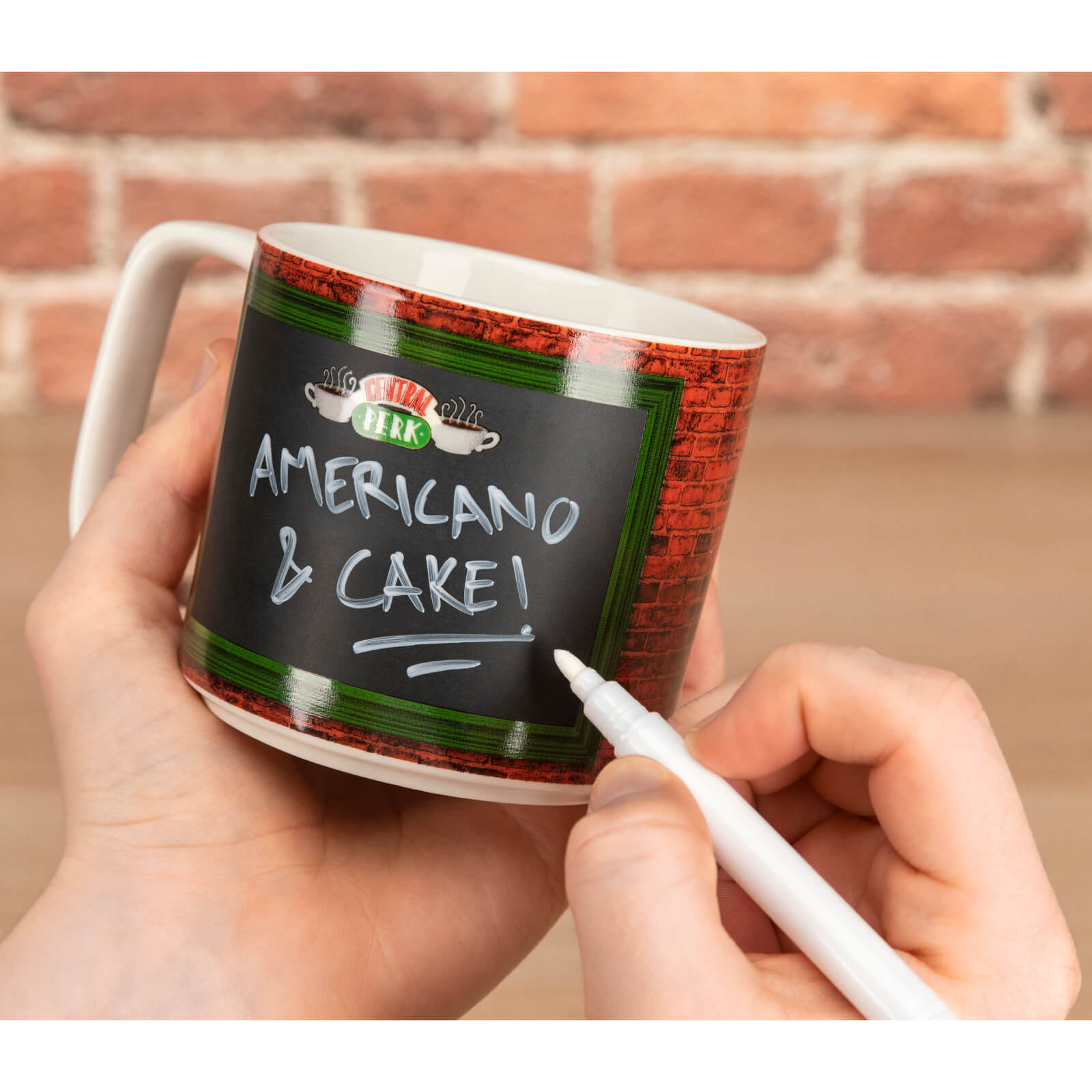 Click to view product details and reviews for Friends Central Perk Chalkboard Mug.