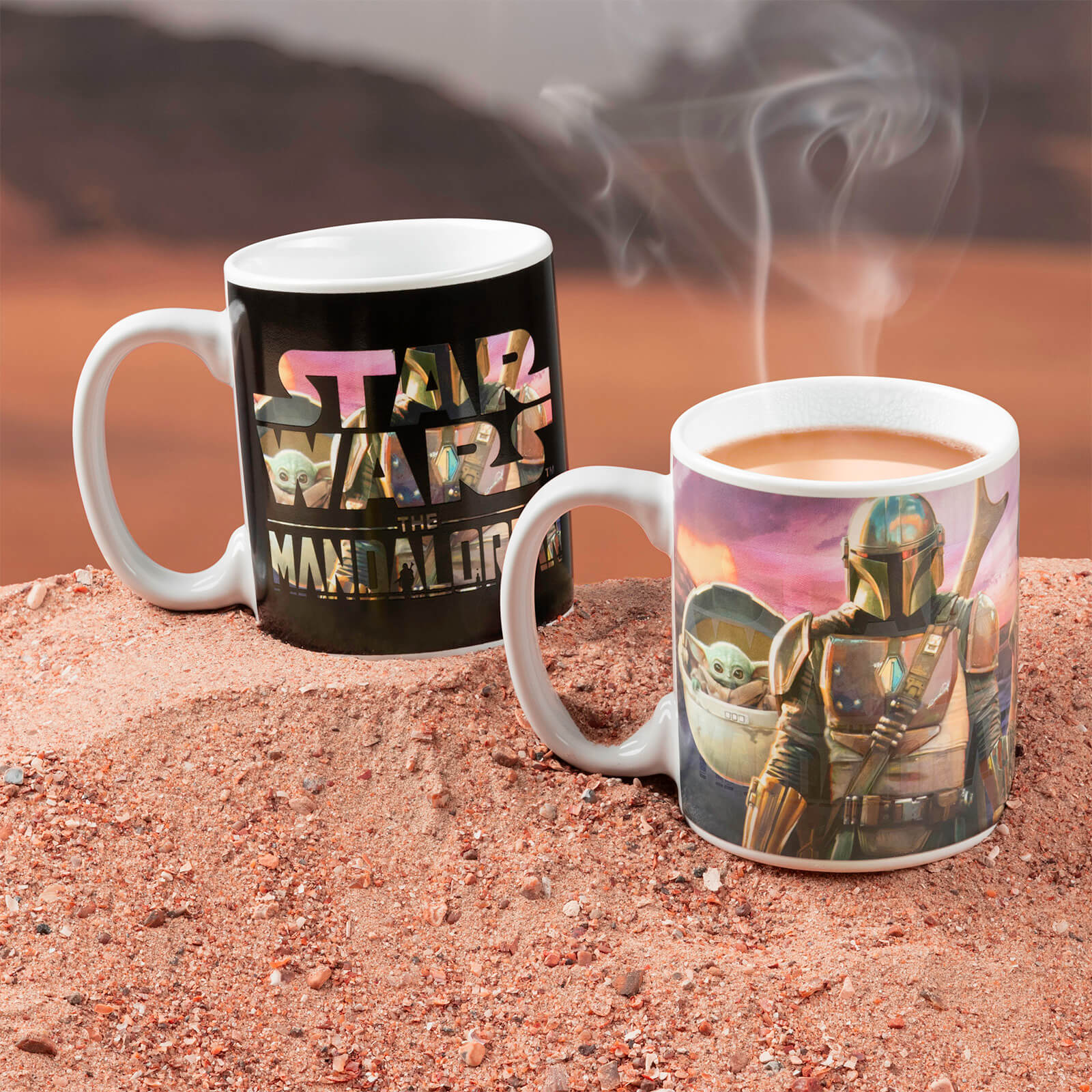 PALADONE Herren The Mandalorian Heat Change Mug