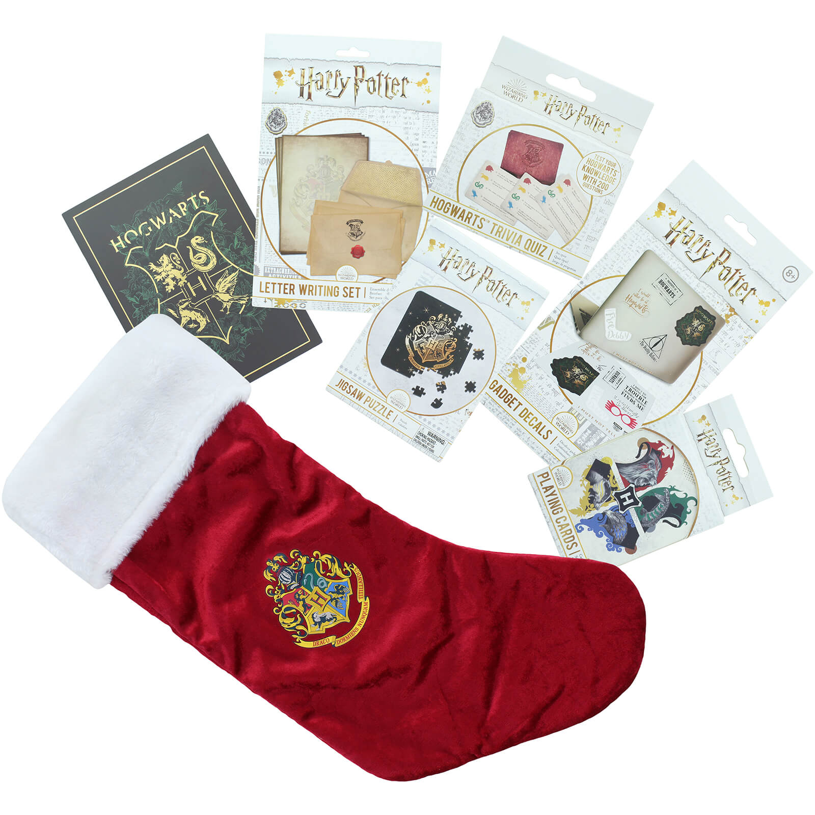 Harry Potter Poudlard Chaussette de Noel & Goodies