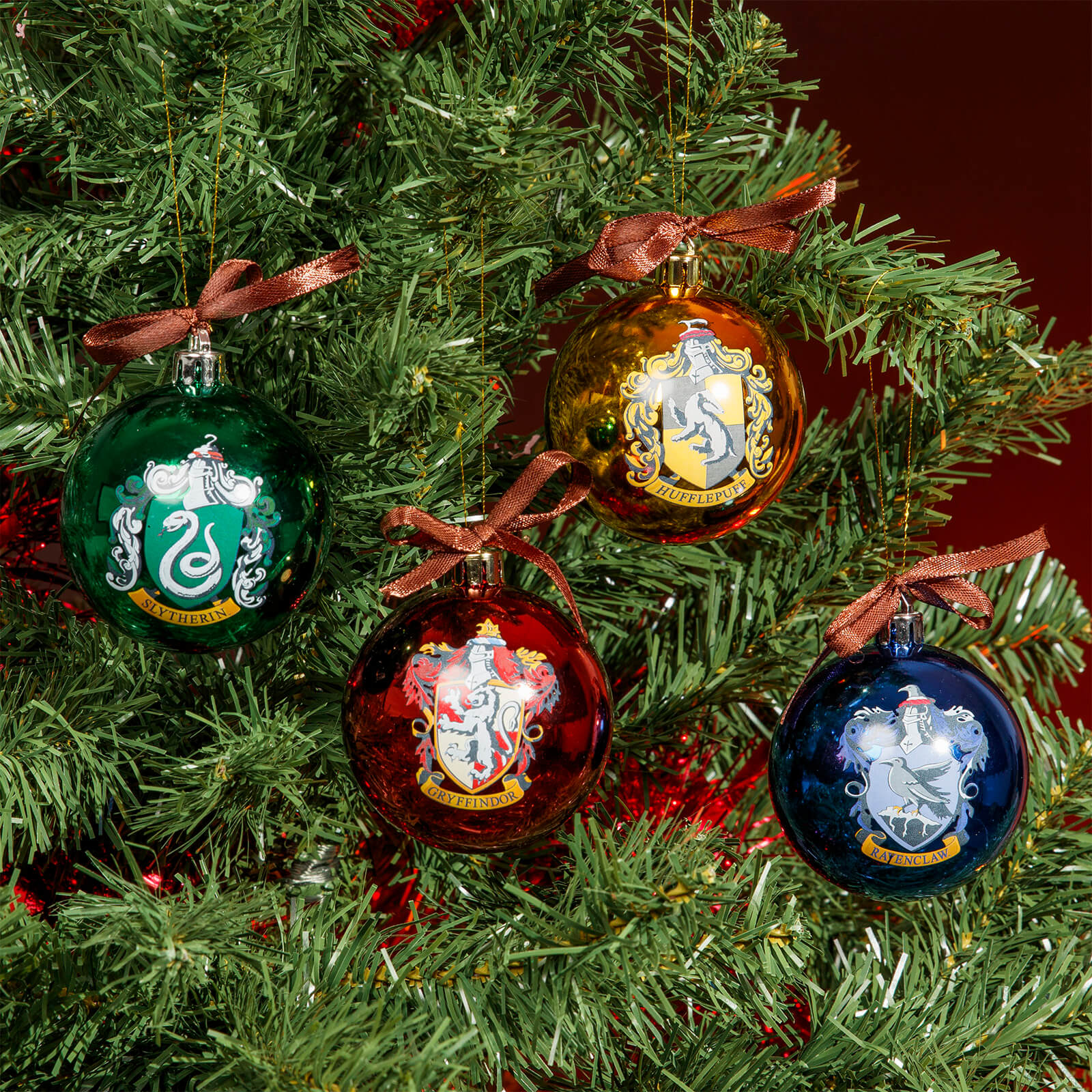Boules de Noël Harry Potter Décoration Sapin Lot de 4