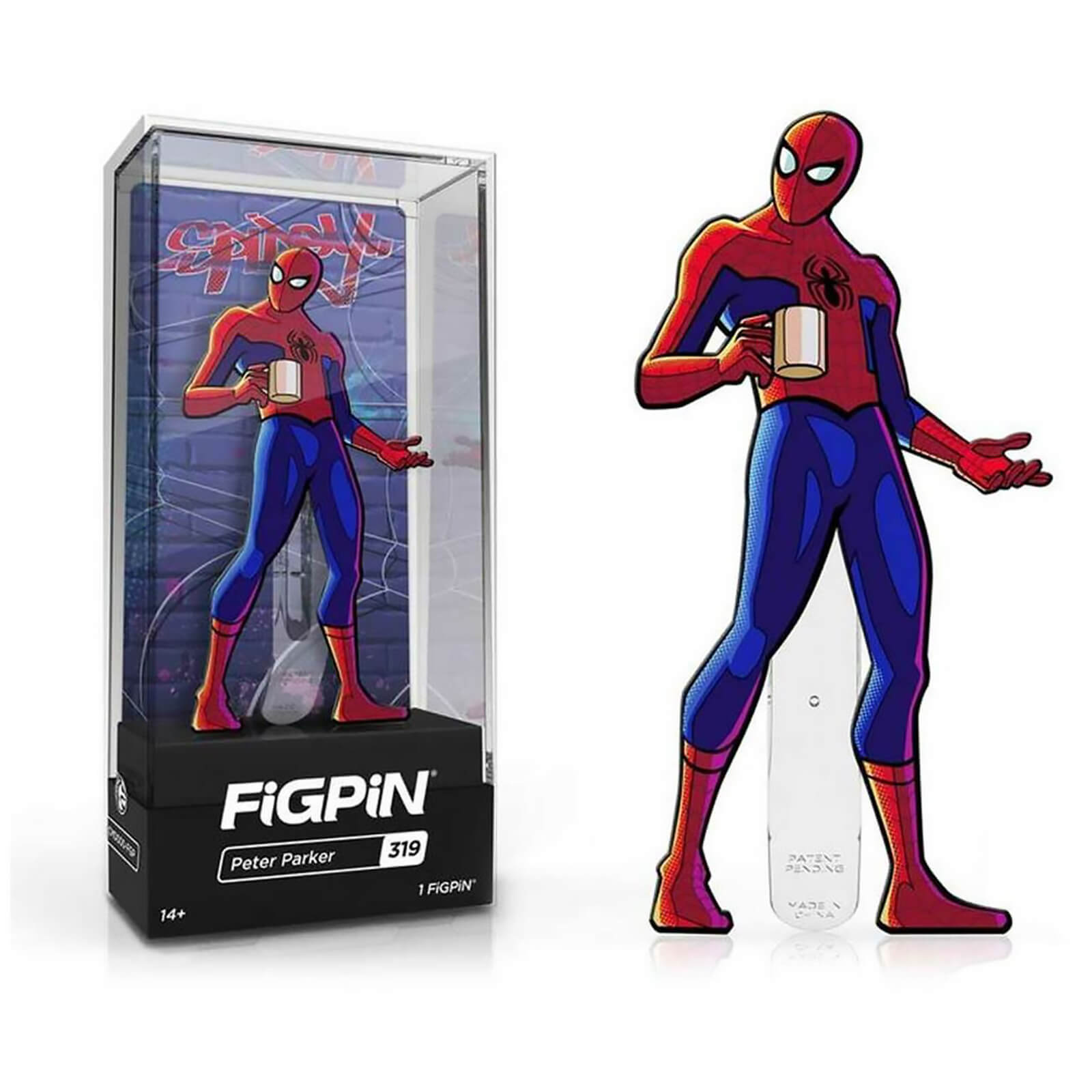 Spider-Man: Spider-Verse Peter Parker FiGPiN Enamel Pin