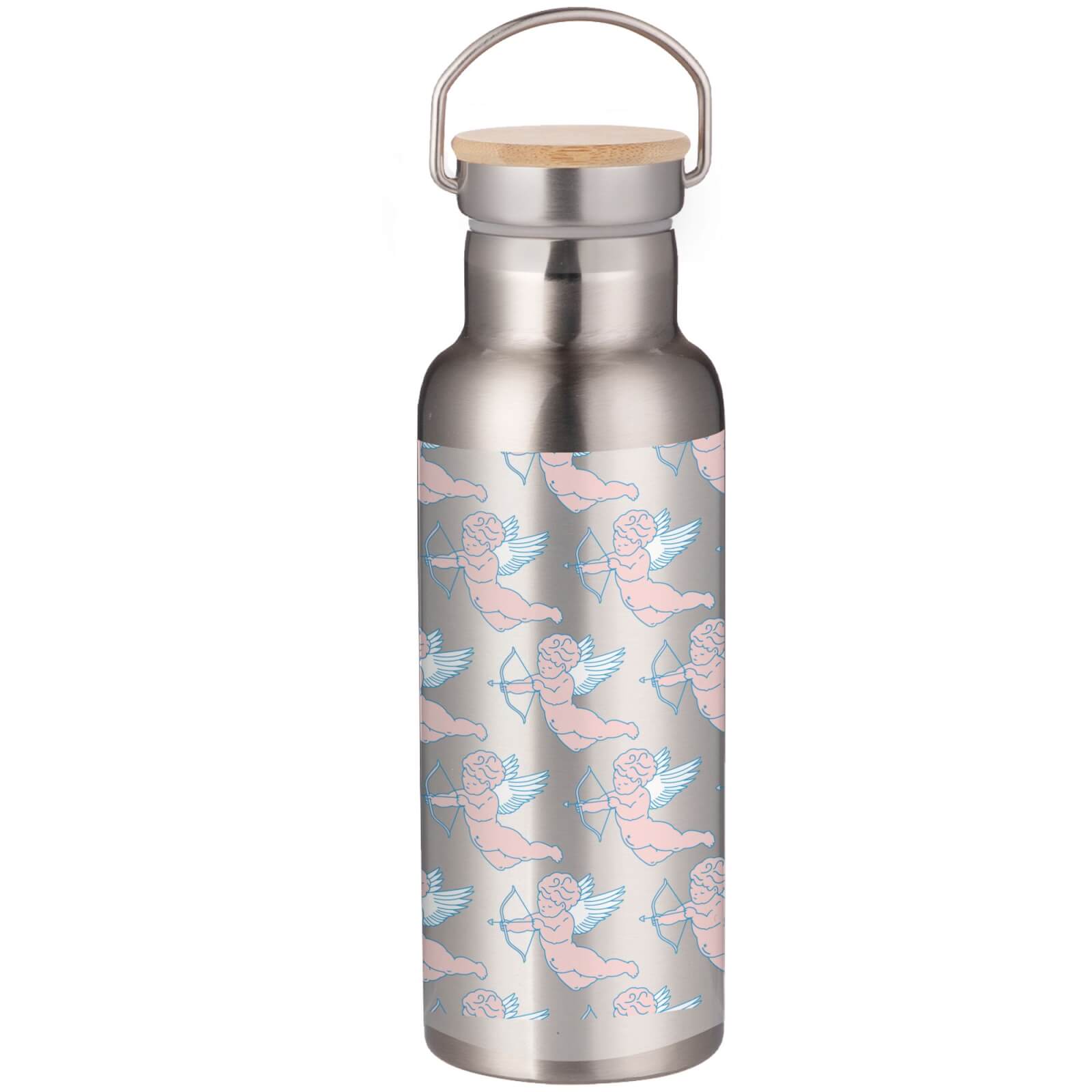 Demi Donnelly Cherubs Portable Insulated Water Bottle - Steel