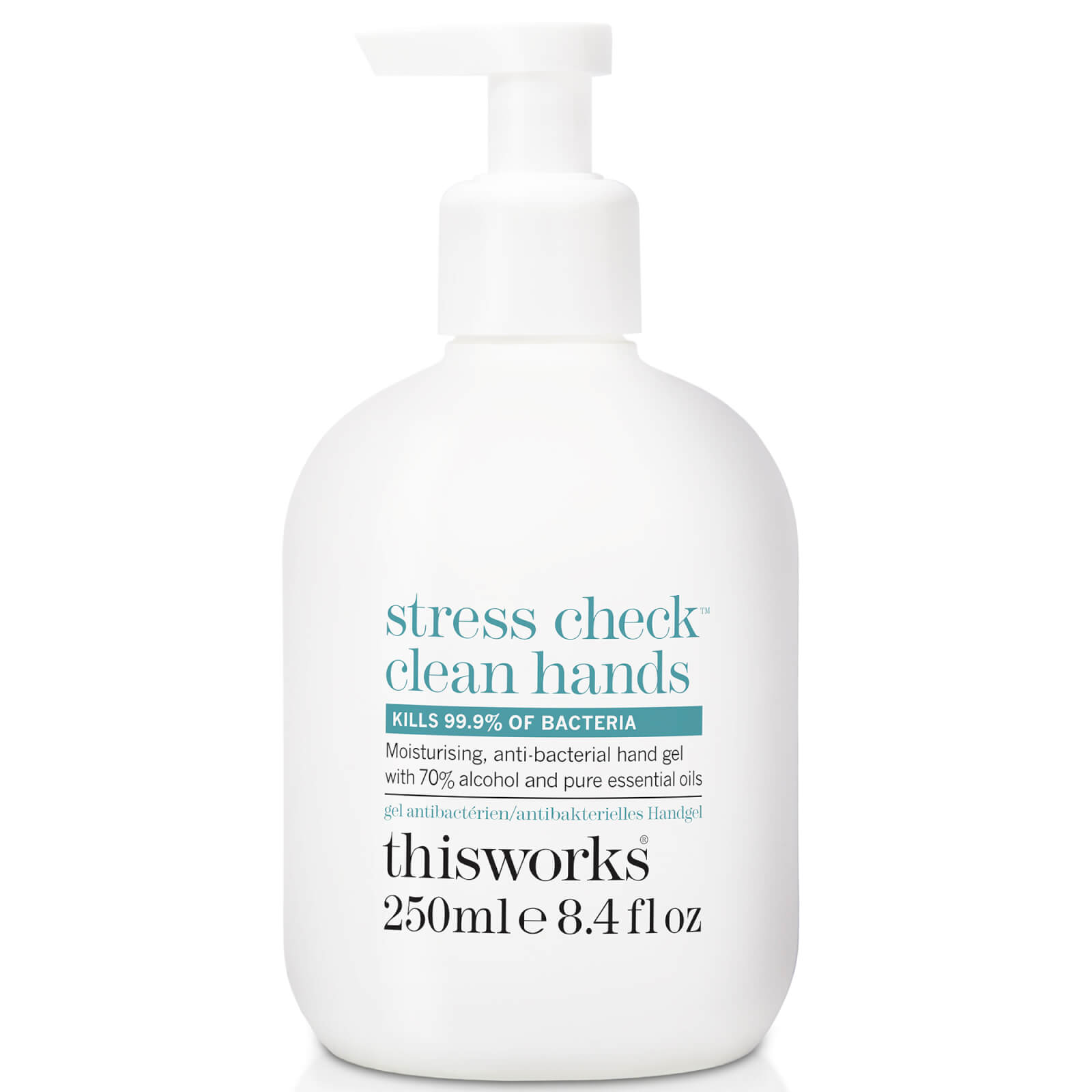 this works Stress Check Clean Hands Gel 250 ml
