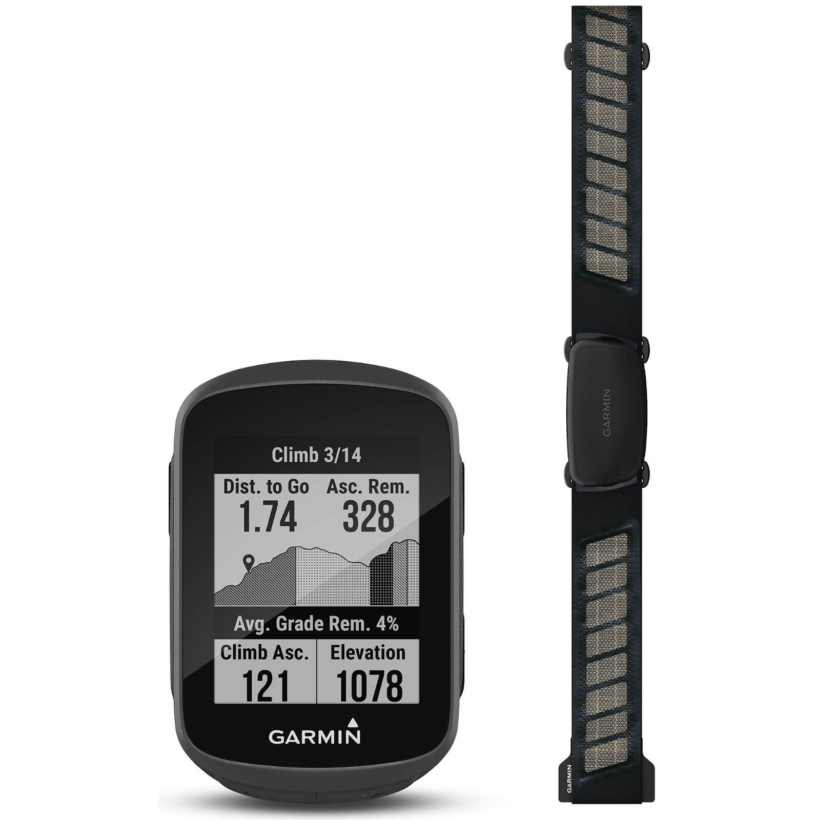Image of Garmin Edge 130 Plus GPS Bike Computer Bundle - Black, Black