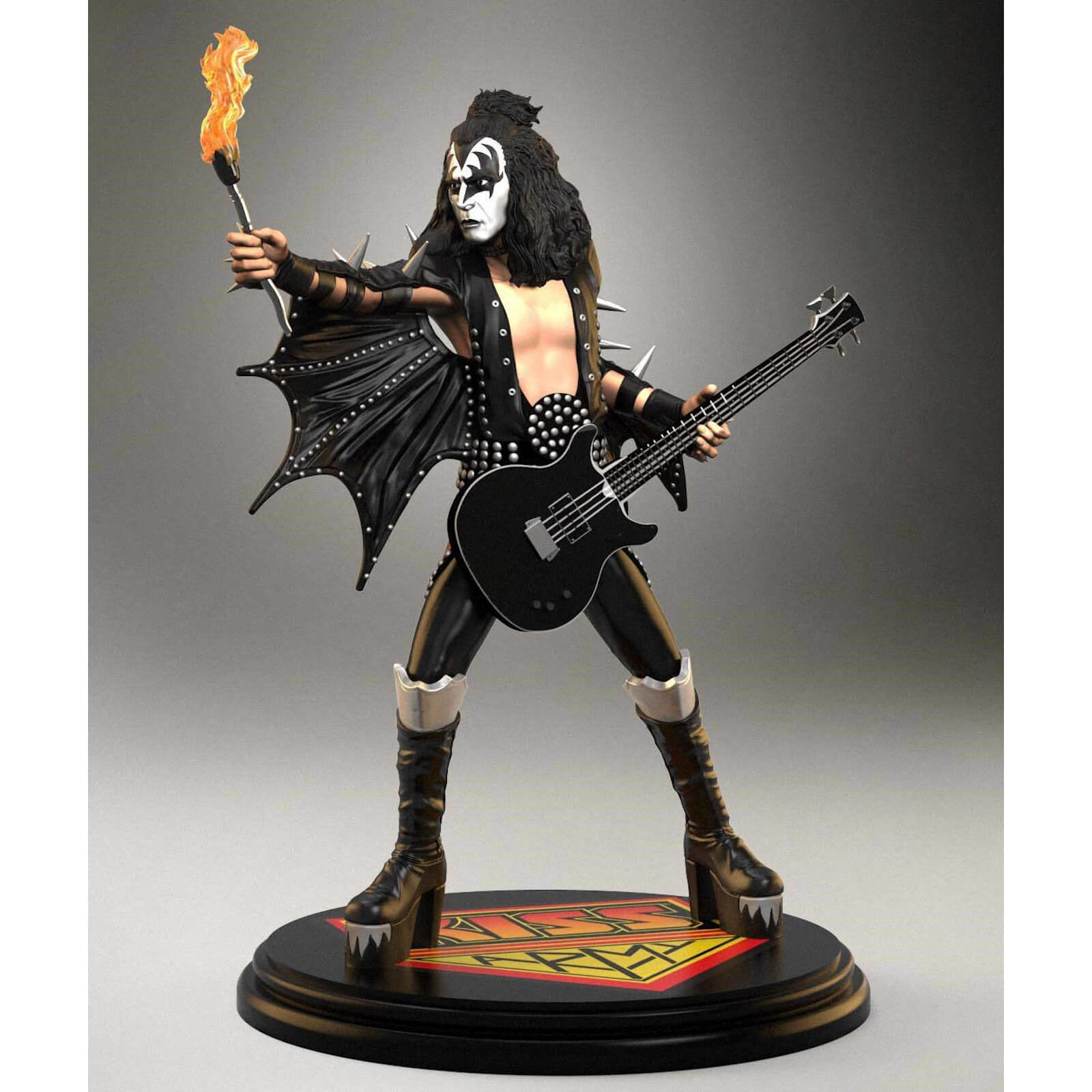 Knucklebonz Kiss Rock Iconz Statue 1/9 The Demon (ALIVE!) 20 cm