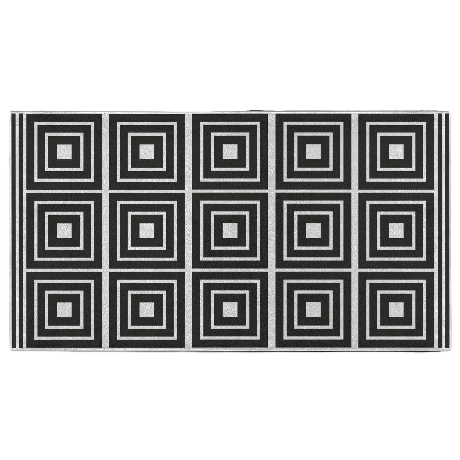 Hand Towels Layered Squares Pattern Hand Towel