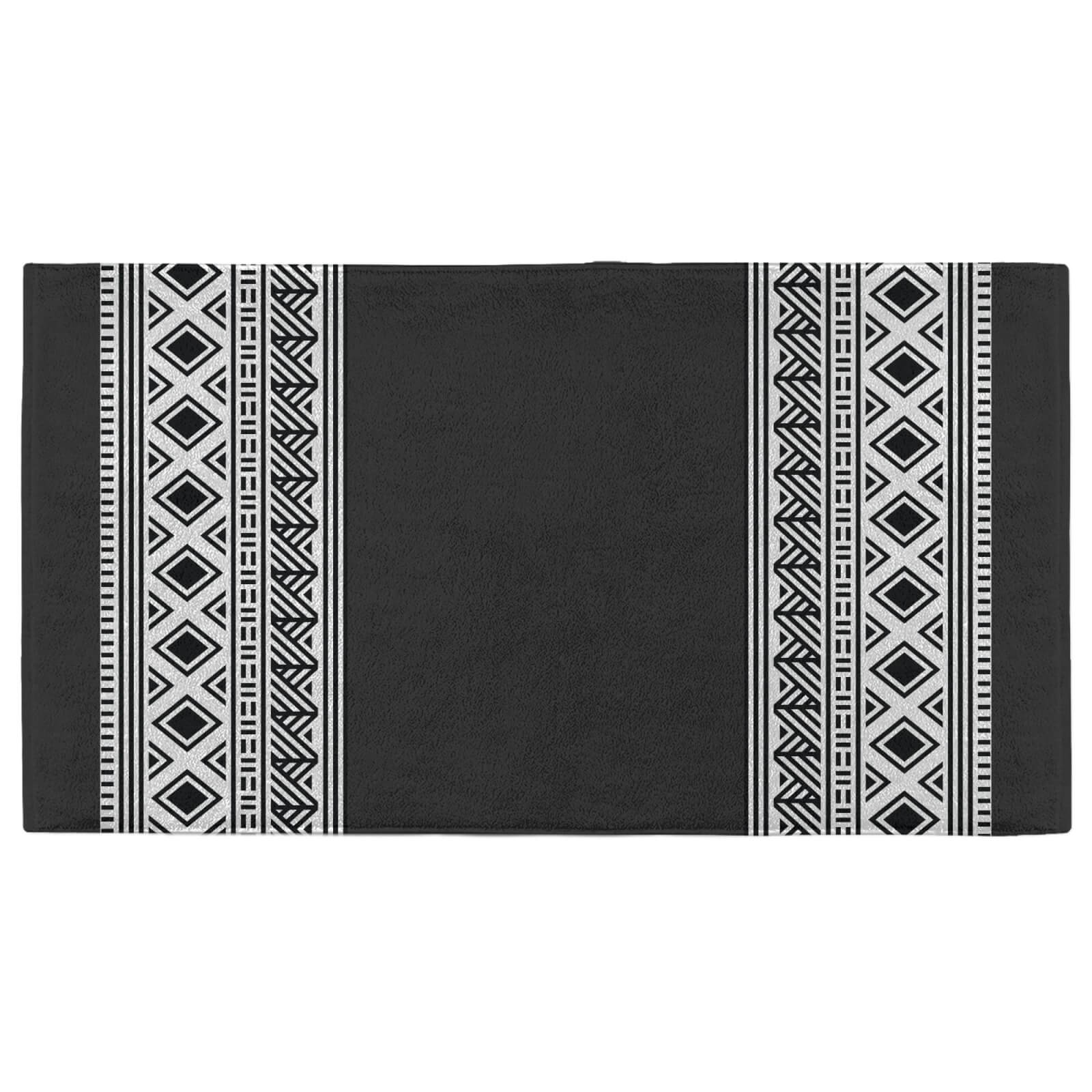 Hand Towels Geometric Border Hand Towel