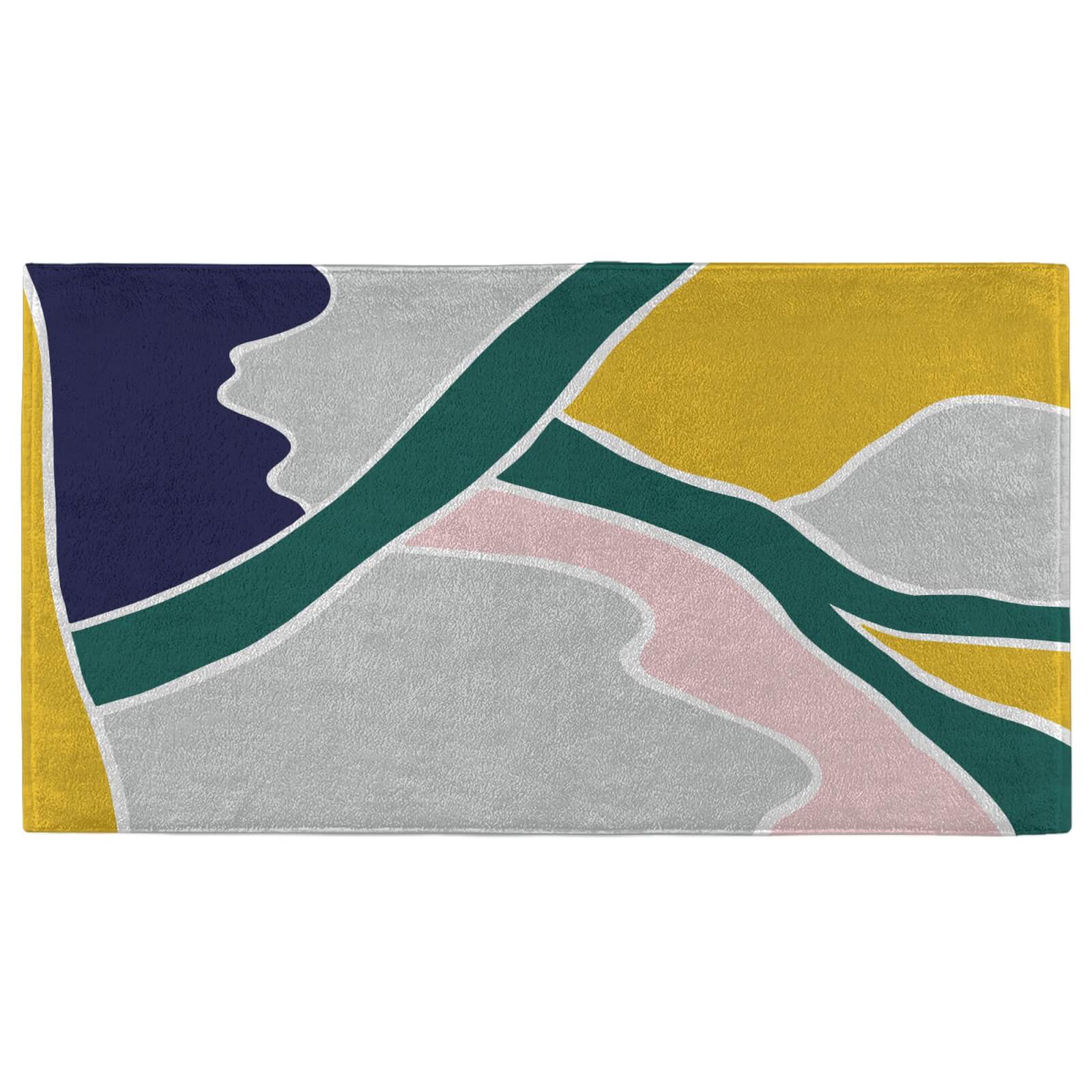 Hand Towels Abstract Mountain Pattern Hand Towel