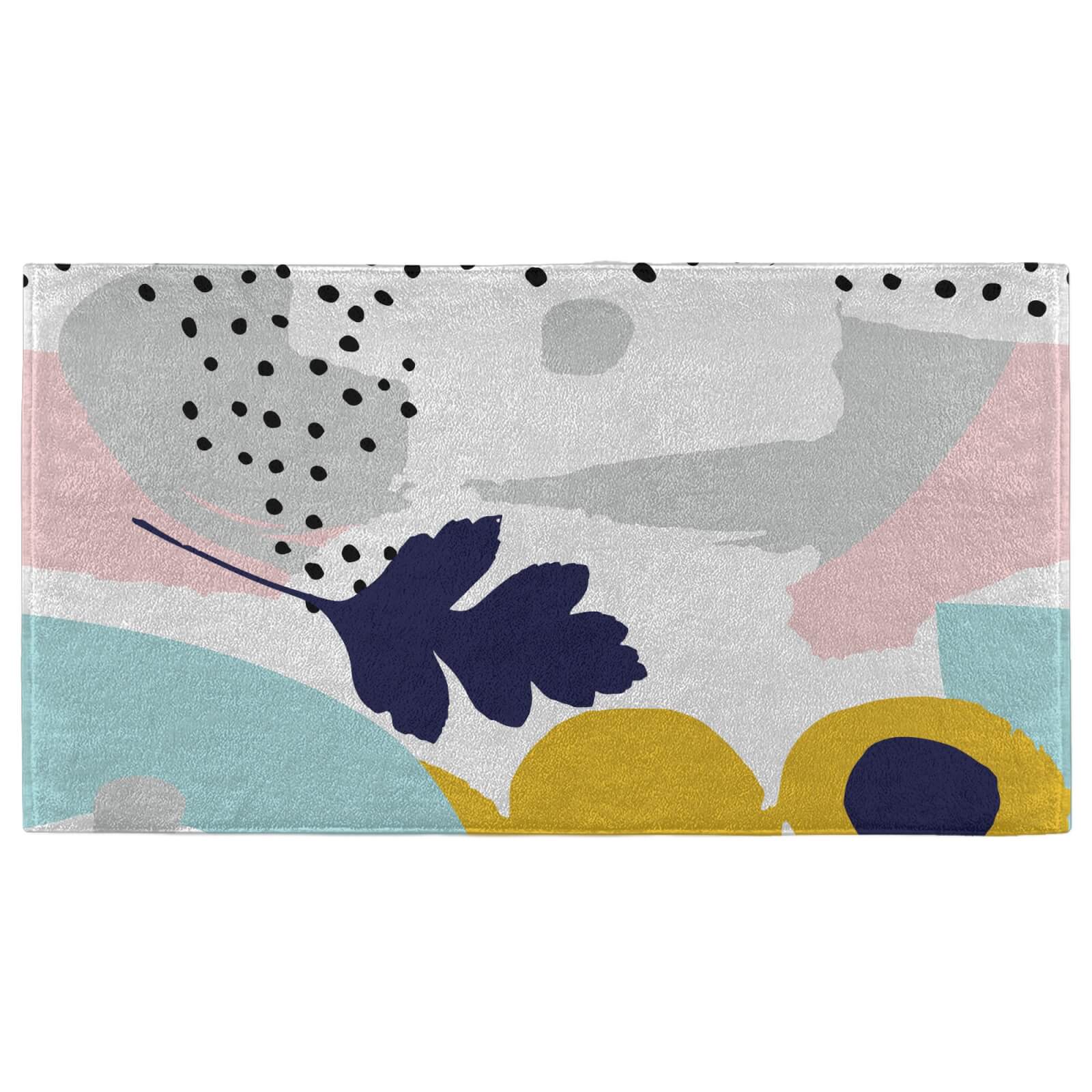 Hand Towels Abstract Leaves Pattern Hand Towel