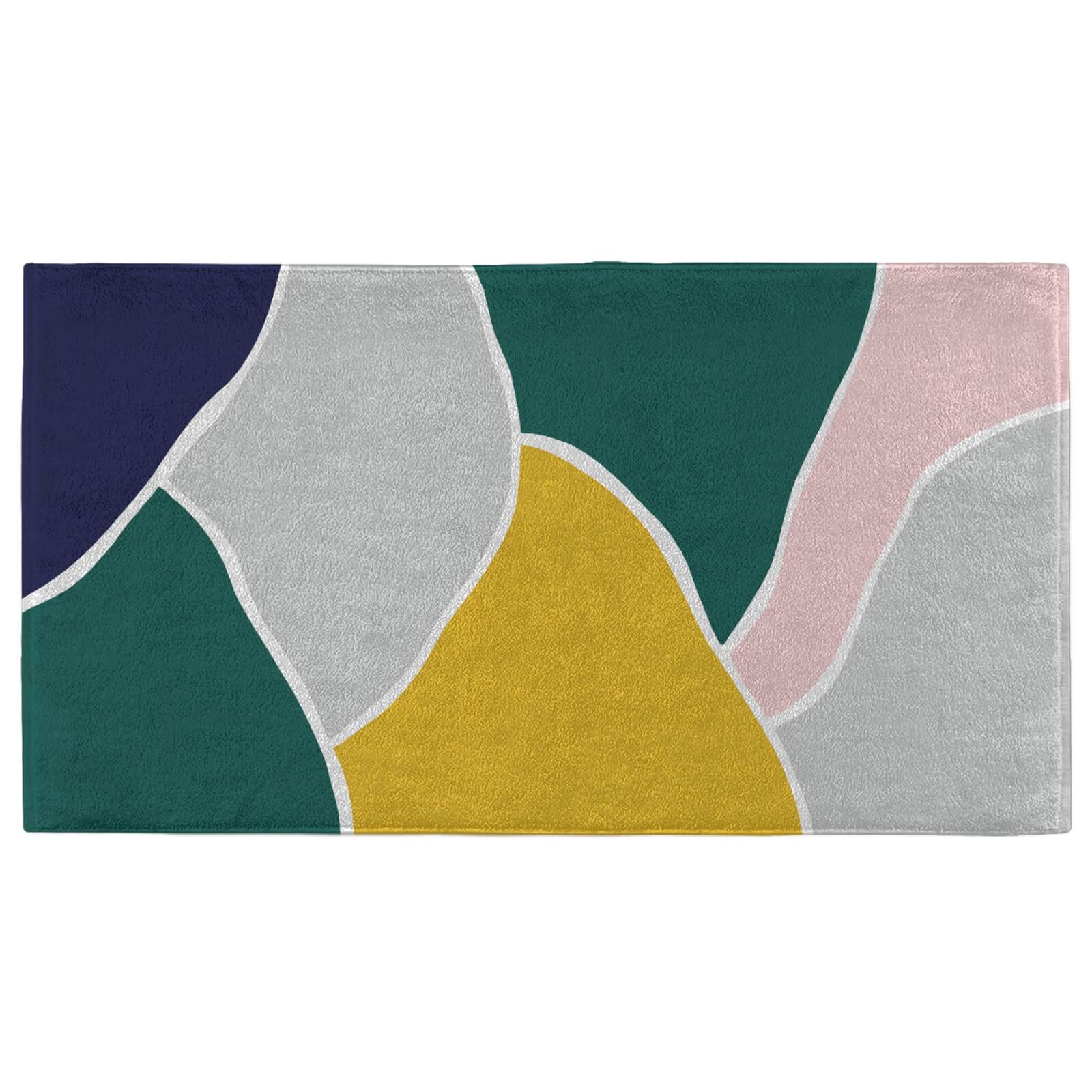 Hand Towels Abstract Hill Pattern Hand Towel