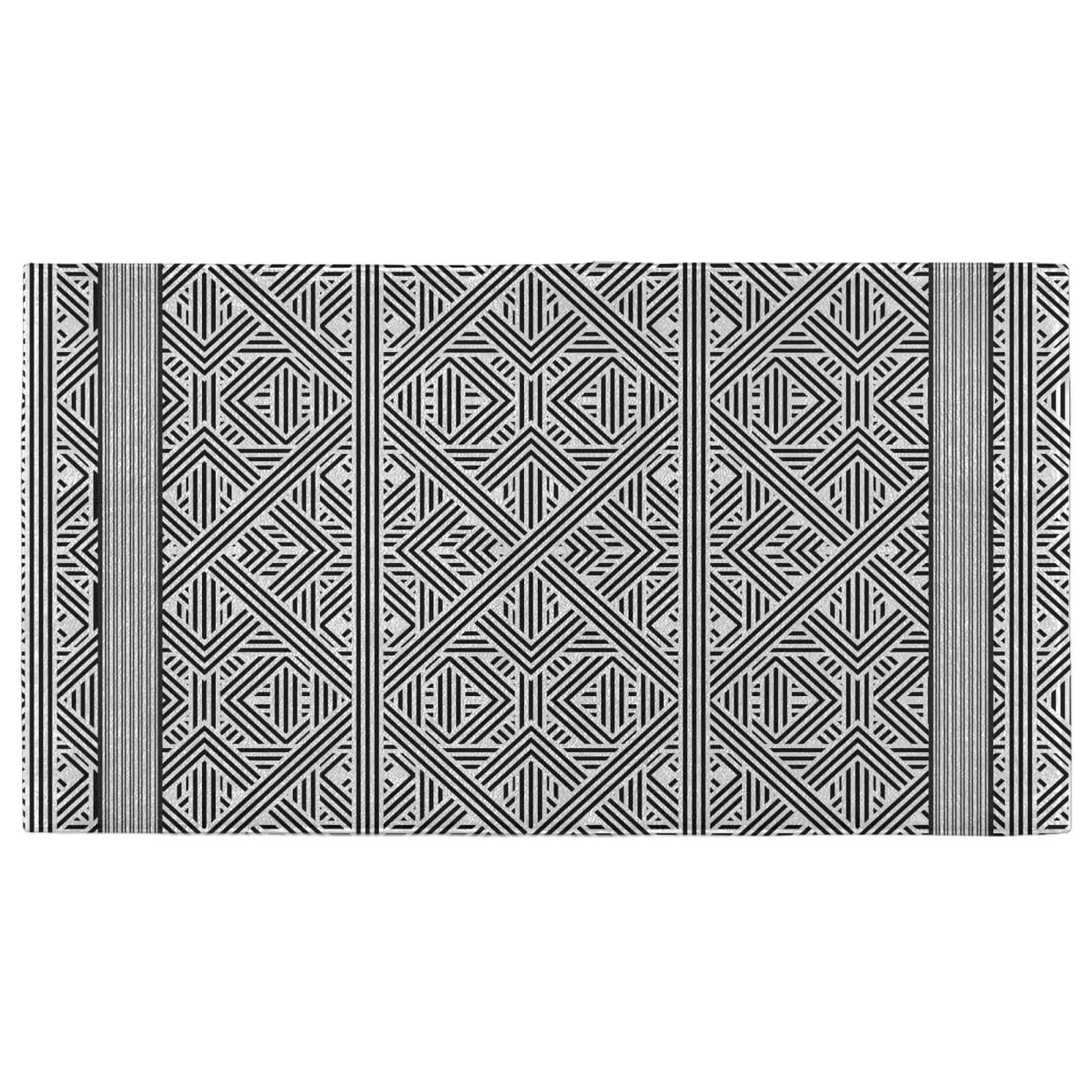 Hand Towels Diamond And Squares Pattern Hand Towel