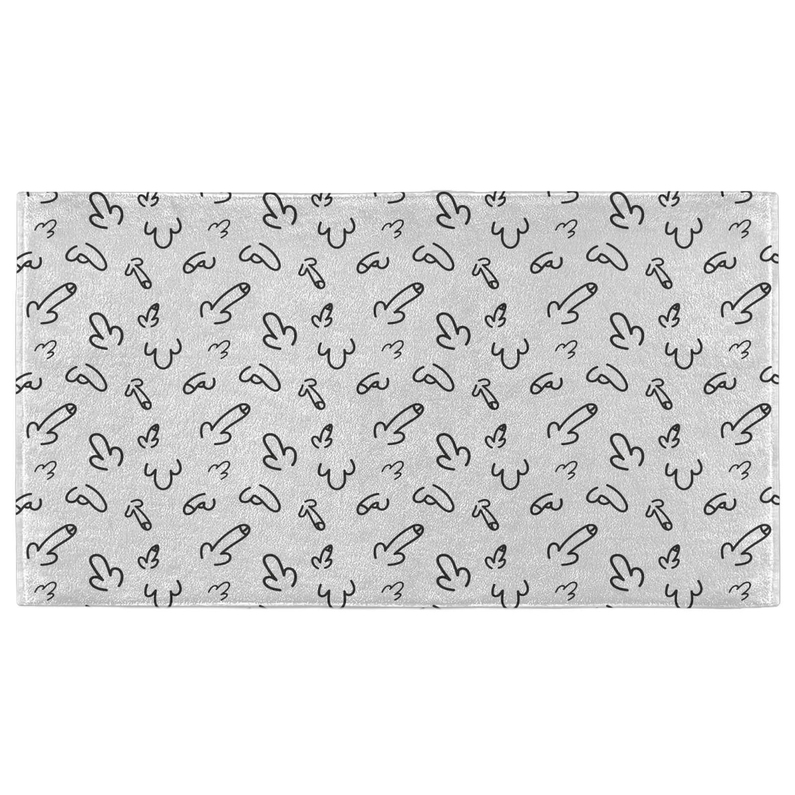 Hand Towels Willy Pattern Hand Towel