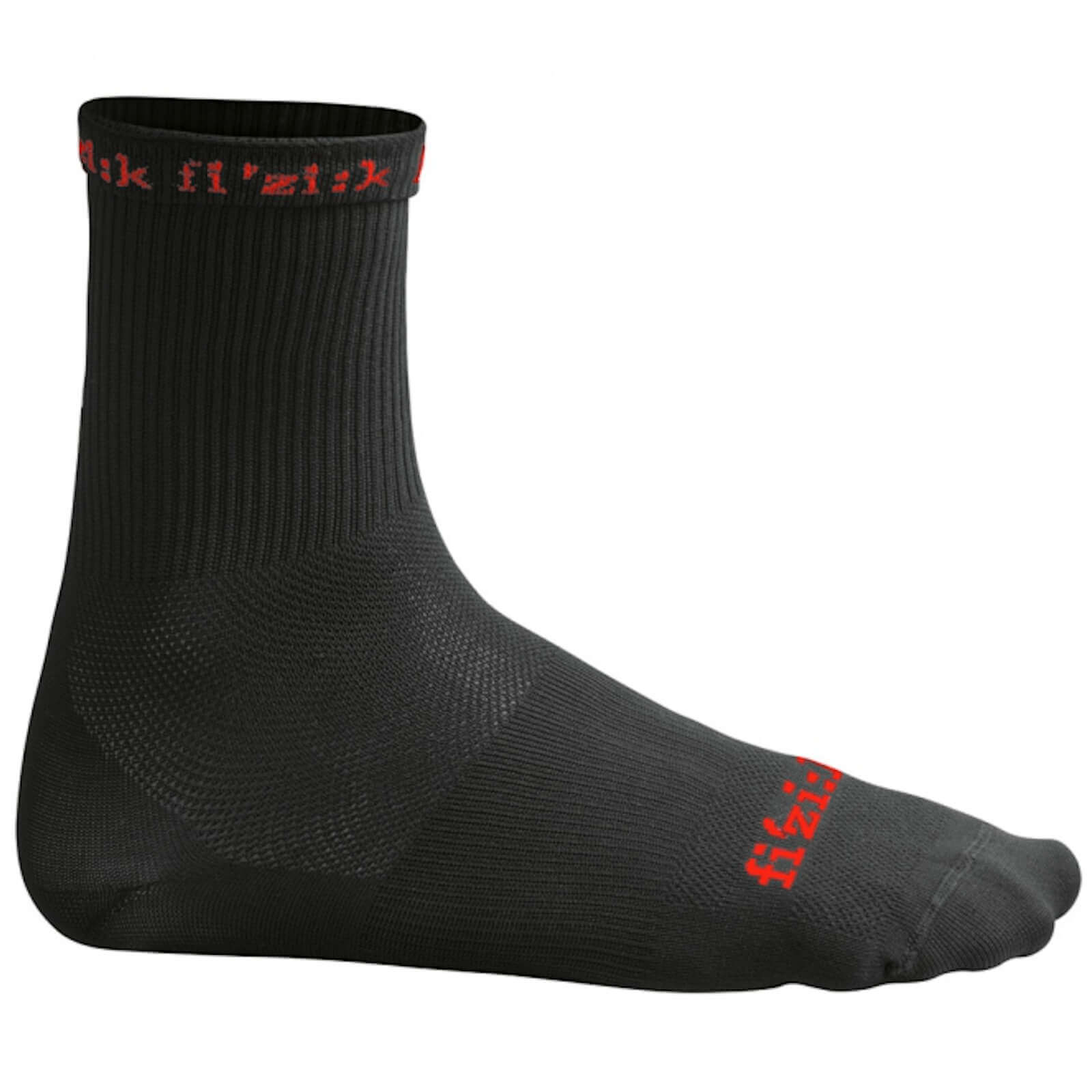 Fizik Socks - M - Black/Red