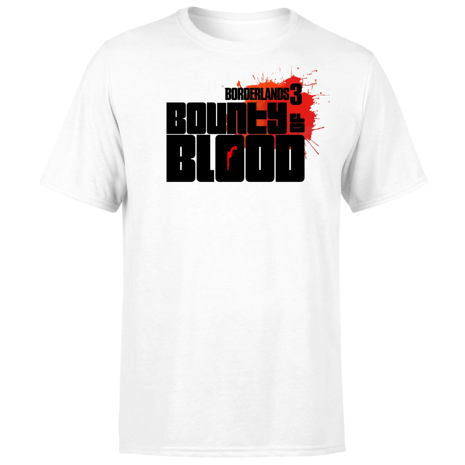 Borderlands 3 Bounty Of Blood Logo Men's T-Shirt - White - L