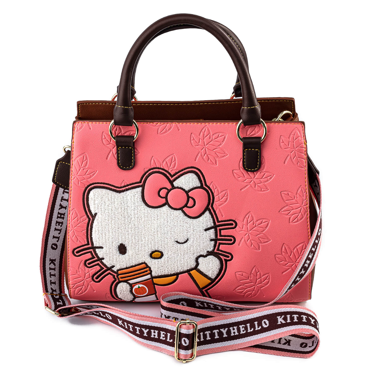 Loungefly Hello Kitty Pumpkin Spice Latte Wave Crossbody Bag