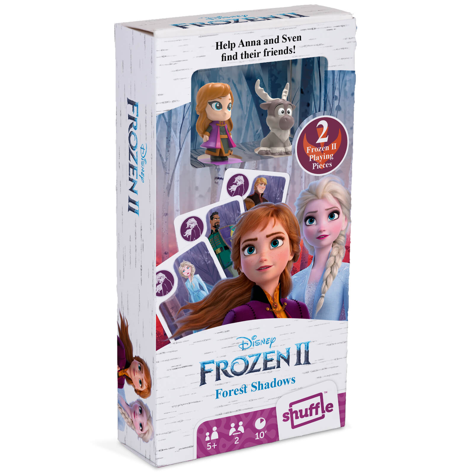 Image of Disney Frozen 2 Figurines Card Game - Forest Shadows