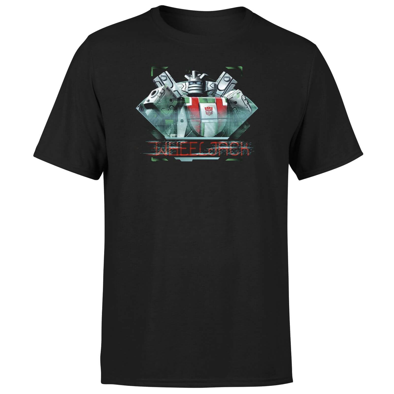 Transformers Wheeljack Glitch Unisex T-Shirt - Black - S - Black