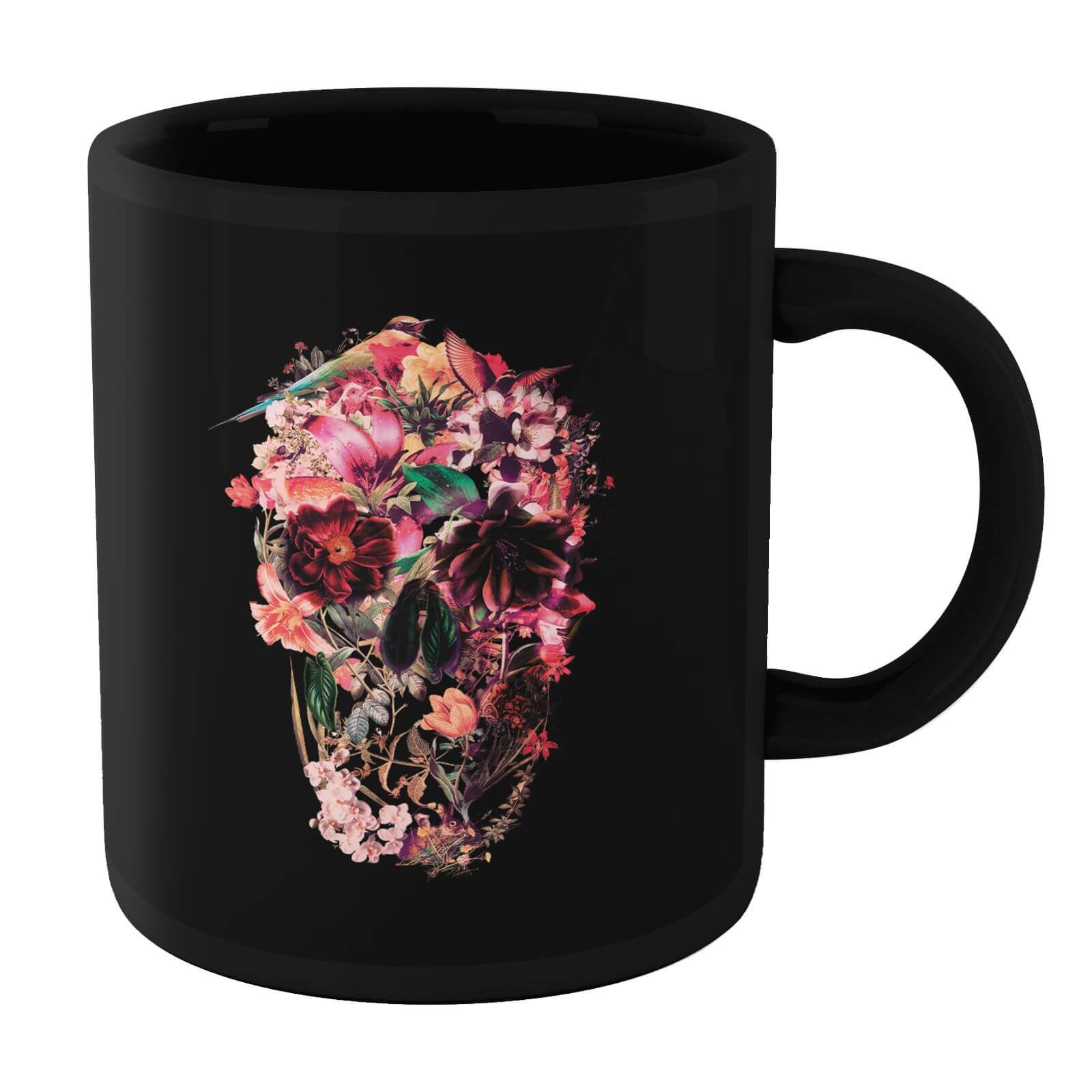 Ikiiki Bird Skull Mug - Black