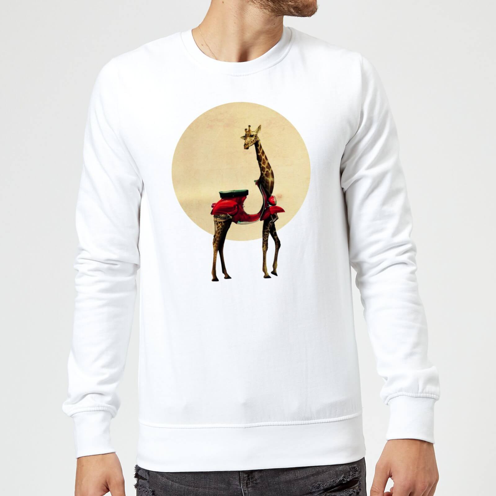 Ikiiki Giraffe Sweatshirt - White - S - White