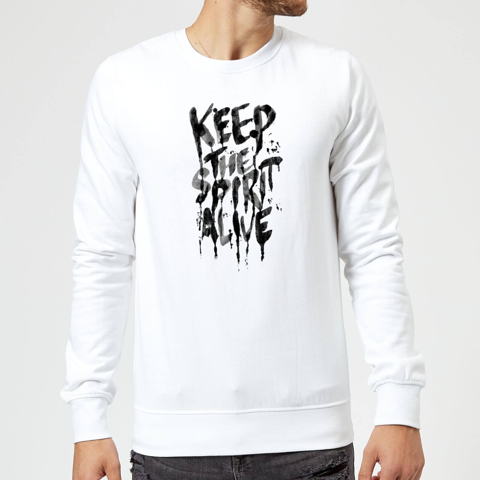 Ikiiki Keep The Spirit Alive Sweatshirt - White - S