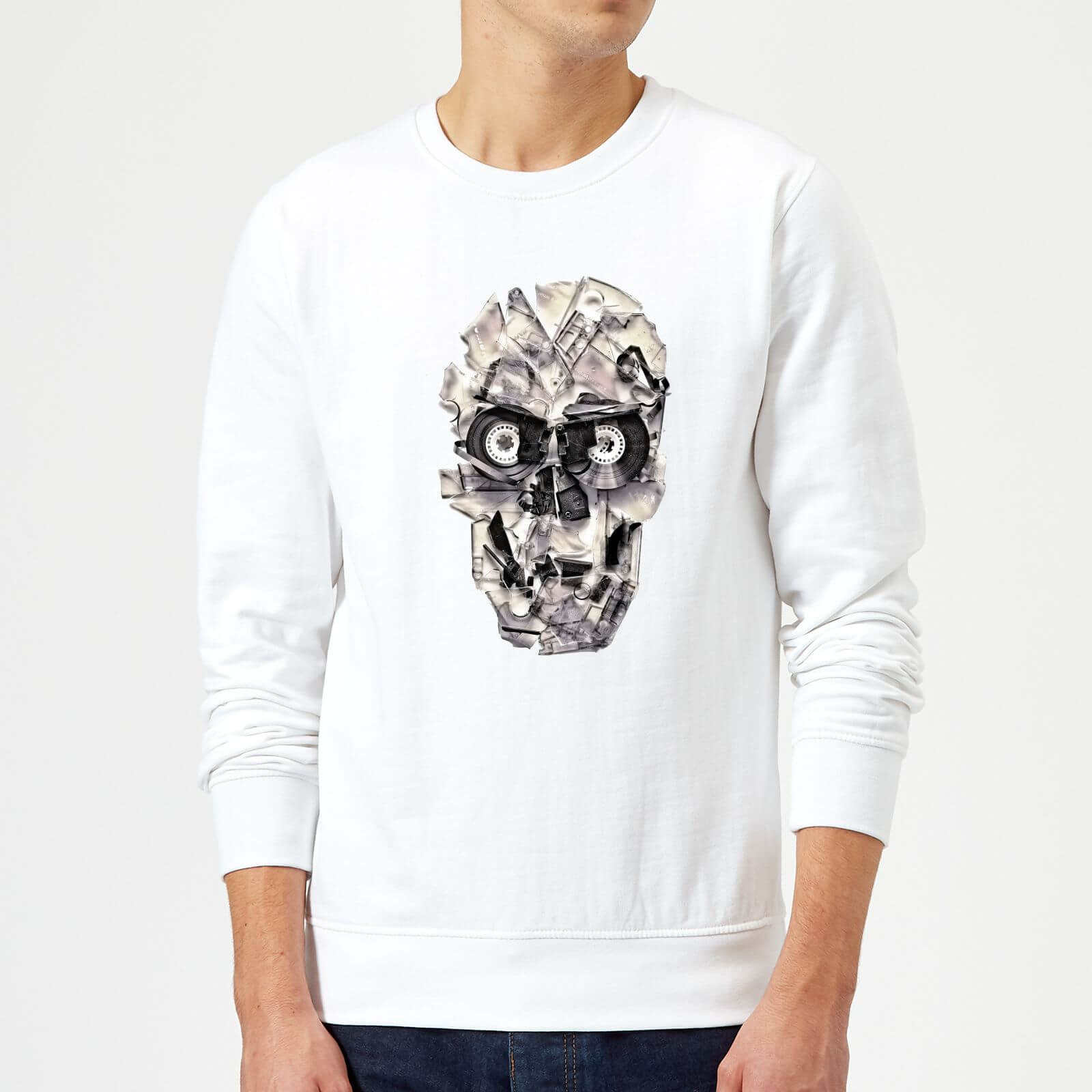 Ikiiki Home Taping Sweatshirt - White - S - White
