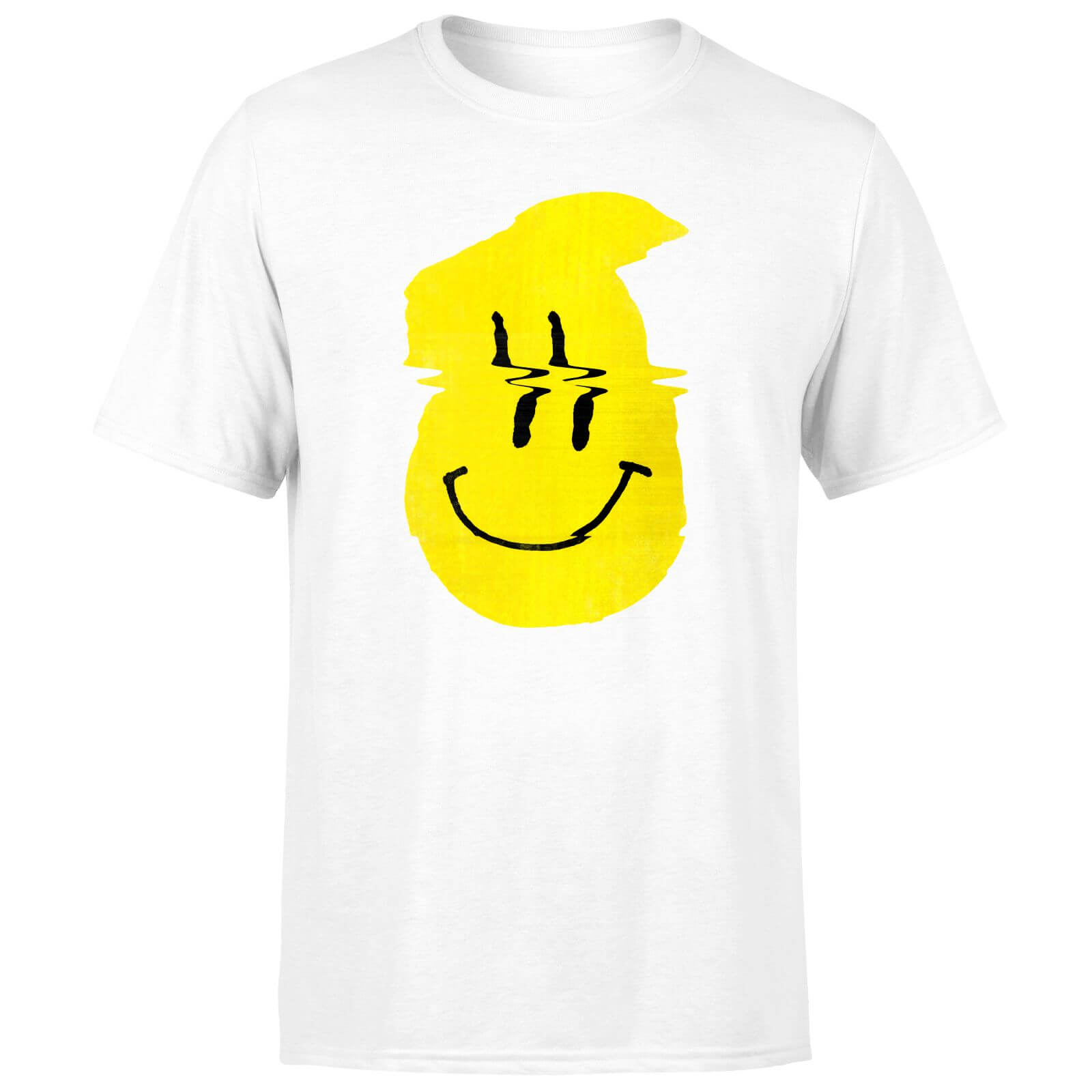 Ikiiki Smiley Men's T-Shirt - White - XS - White