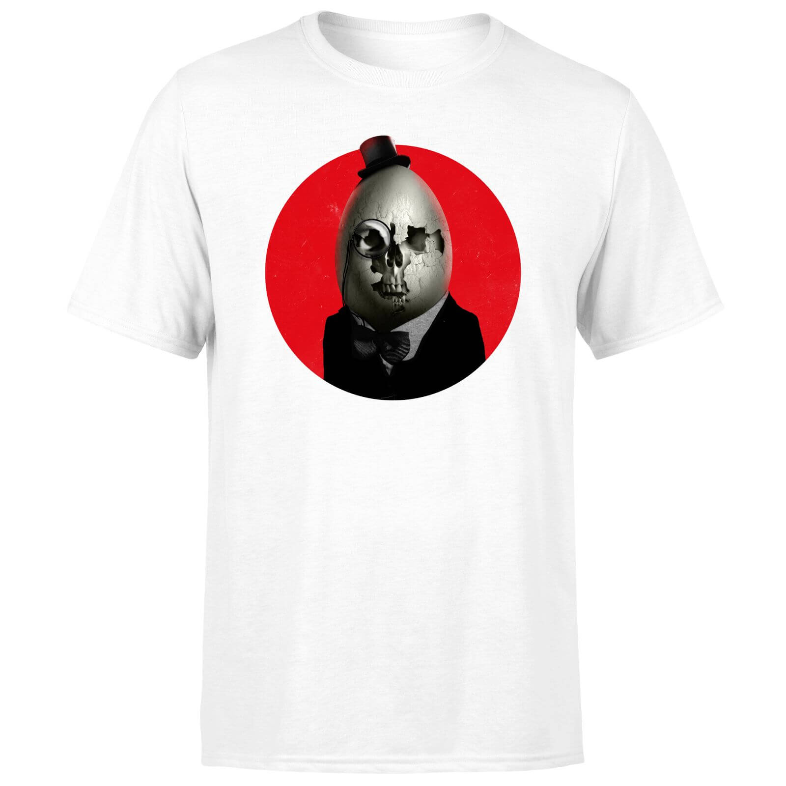 Ikiiki Humpty Dumpty Men's T-Shirt - White - XS - White