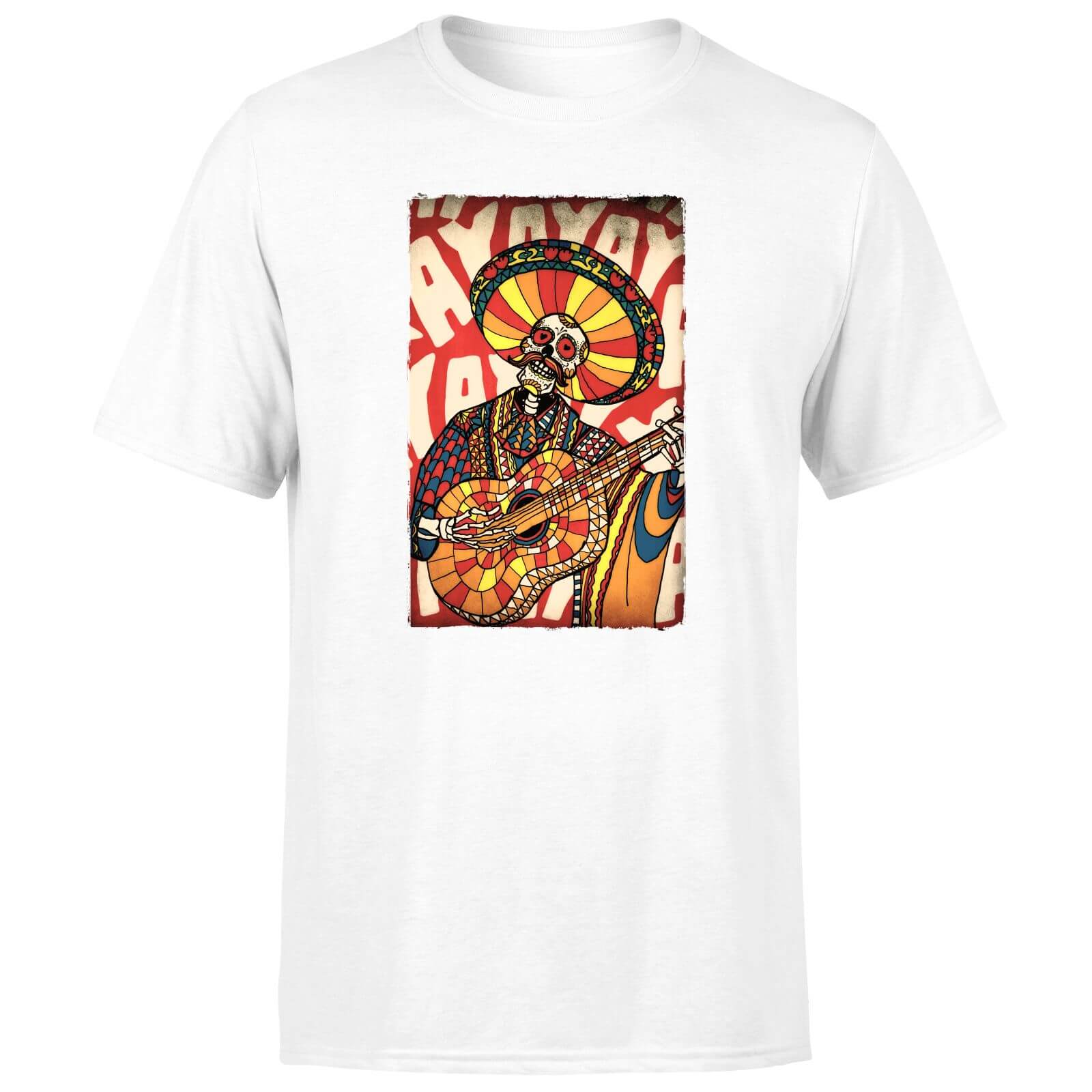 Ikiiki Mariachi Men's T-Shirt - White - XS - White