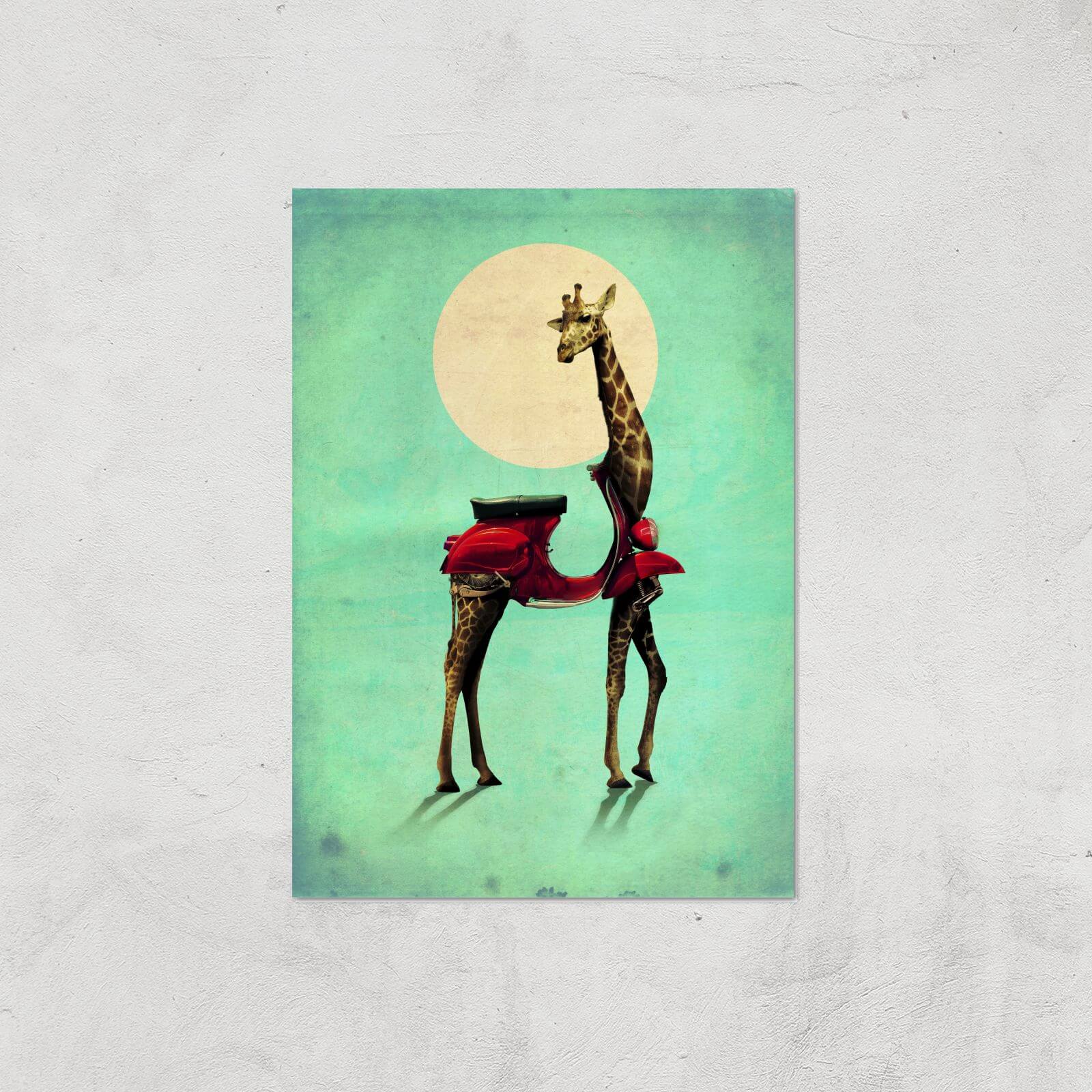 Ikiiki Giraffe Giclee Art Print - A2 - Print Only